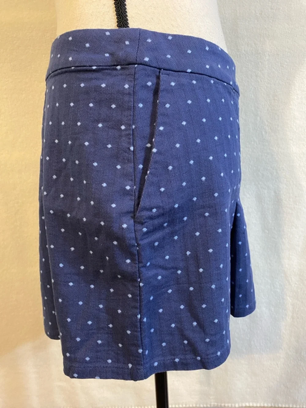 Nike Golf dri-fit Majors Moment blue polka dot shorts